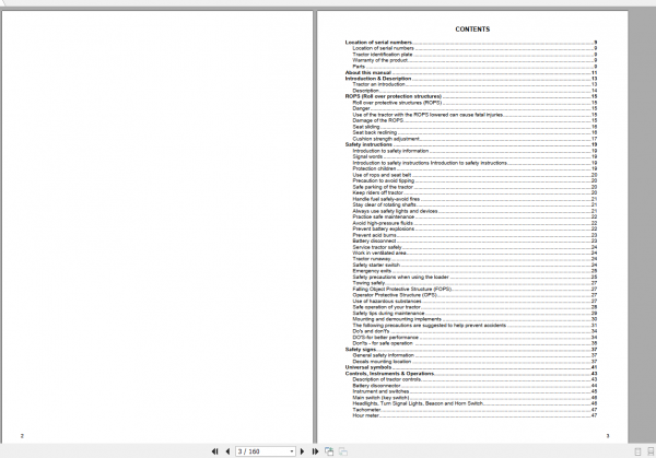 Zetor Tractor Utilix CL 45 55 2020 Operators Manual