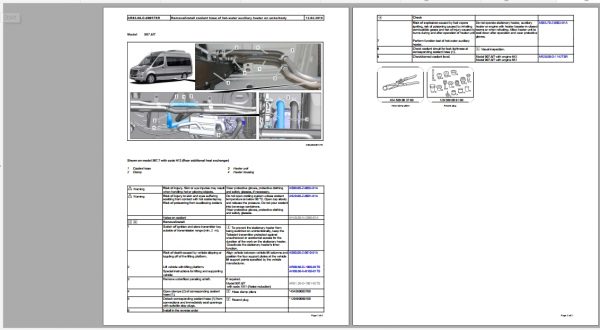 2020 Mercedes Benz Truck Sprinter 3500XD Crew 907.653 V6 3.0L DSL Turbo 642.899 5