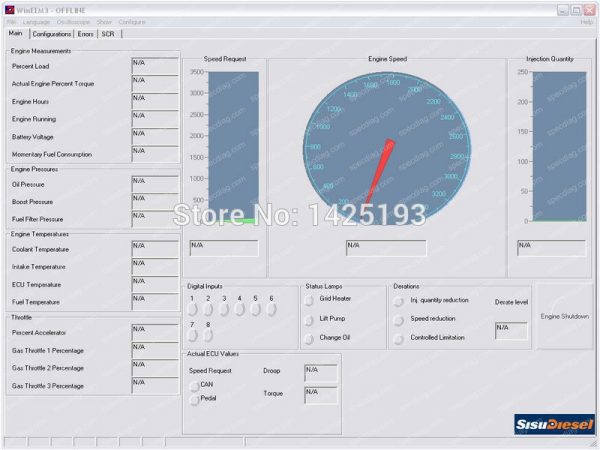 AGCO SISU Power WinEEM3 Service Tool 1.2.1.1 WinTest