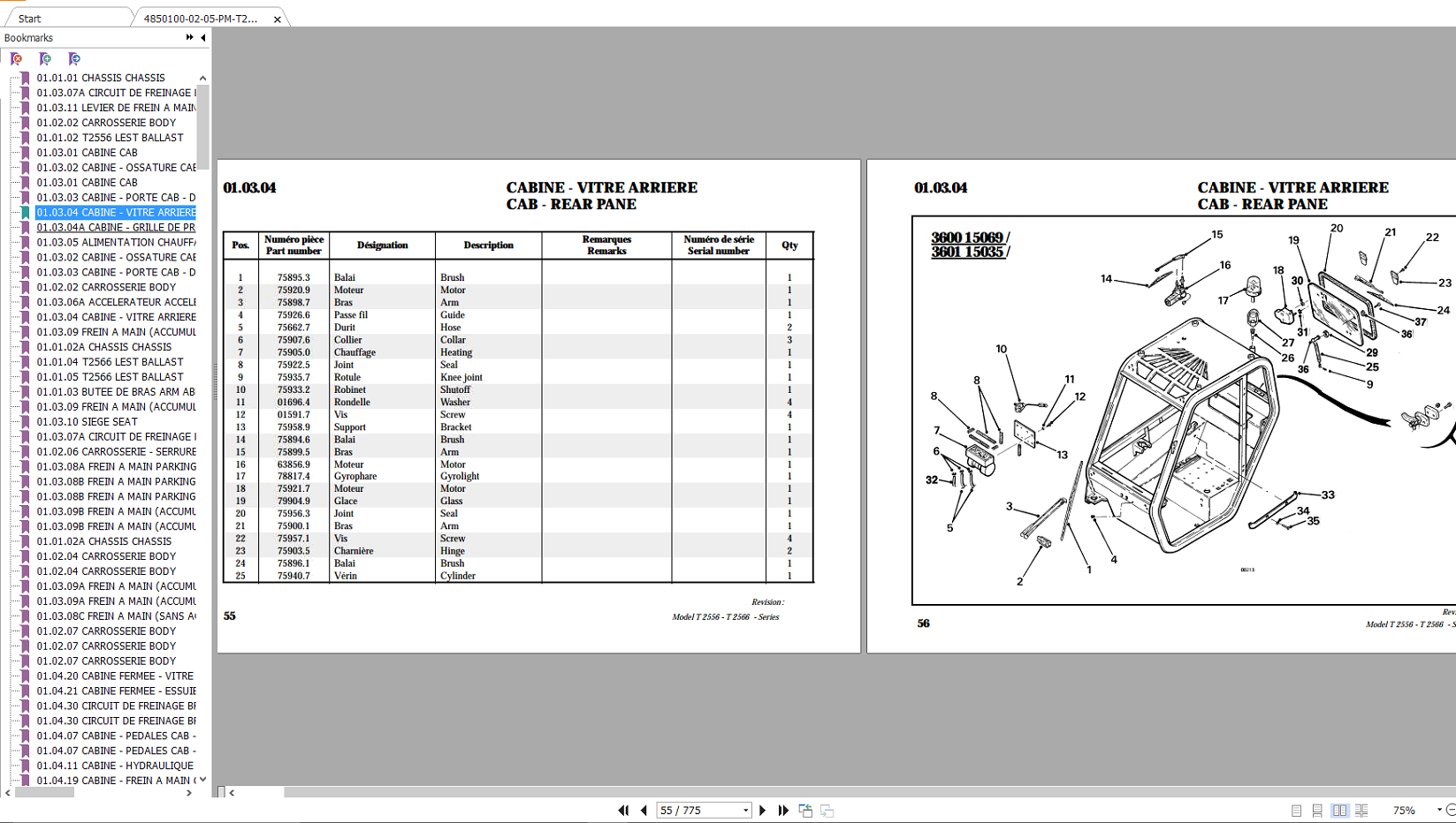 Bobcat Spare Parts Catalogue PDF Full Models Legacy 2020Q2 DVD