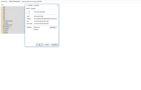 Bobcat Loader Service Library 2020 DVD 1