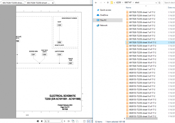 Bobcat Versa HANDLER TTC Telescopic Handler Service Library 2020 DVD 4