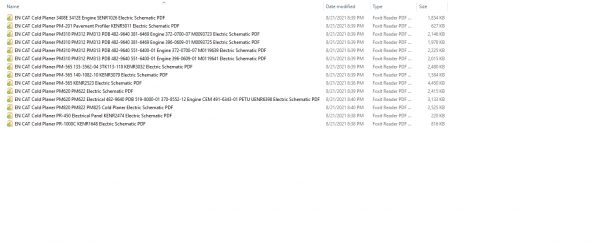 CAT Cold Planer 50.03MB Full Models 03.2003 07.2021 Updated Electric Hydraulic Schematics EN PDF DVD 2