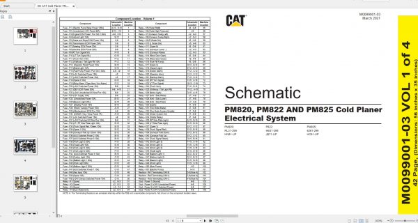CAT Cold Planer 50.03MB Full Models 03.2003 07.2021 Updated Electric Hydraulic Schematics EN PDF DVD 4