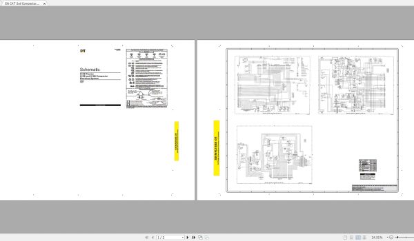 CAT Earthmoving Compactor 133MB Full Models 03.1996 08.2021 Updated Electric Hydraulic Schematics EN PDF DVD 5