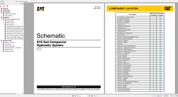 CAT Earthmoving Compactor 133MB Full Models 03.1996 08.2021 Updated Electric Hydraulic Schematics EN PDF DVD 8
