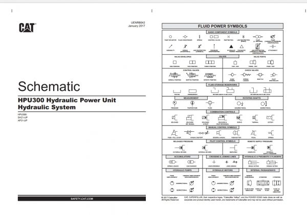 CAT Hydraulic Power Unit HPU300 Electric Schematics EN PDF 1