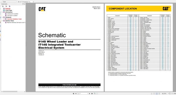 CAT Integrated Toolcarrier 56.9MB Full Models 02.1985 06.2021 Updated Electric Hydraulic Schematics EN PDF DVD 5