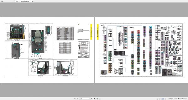 CAT Material Handler 93.9MB Full Models 12.2014 08.2021 Updated Electric Hydraulic Schematics EN PDF DVD 5