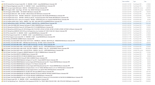 CAT Mining Products 485MB Collection Electric Hydraulic Schematics PDF DVD 2