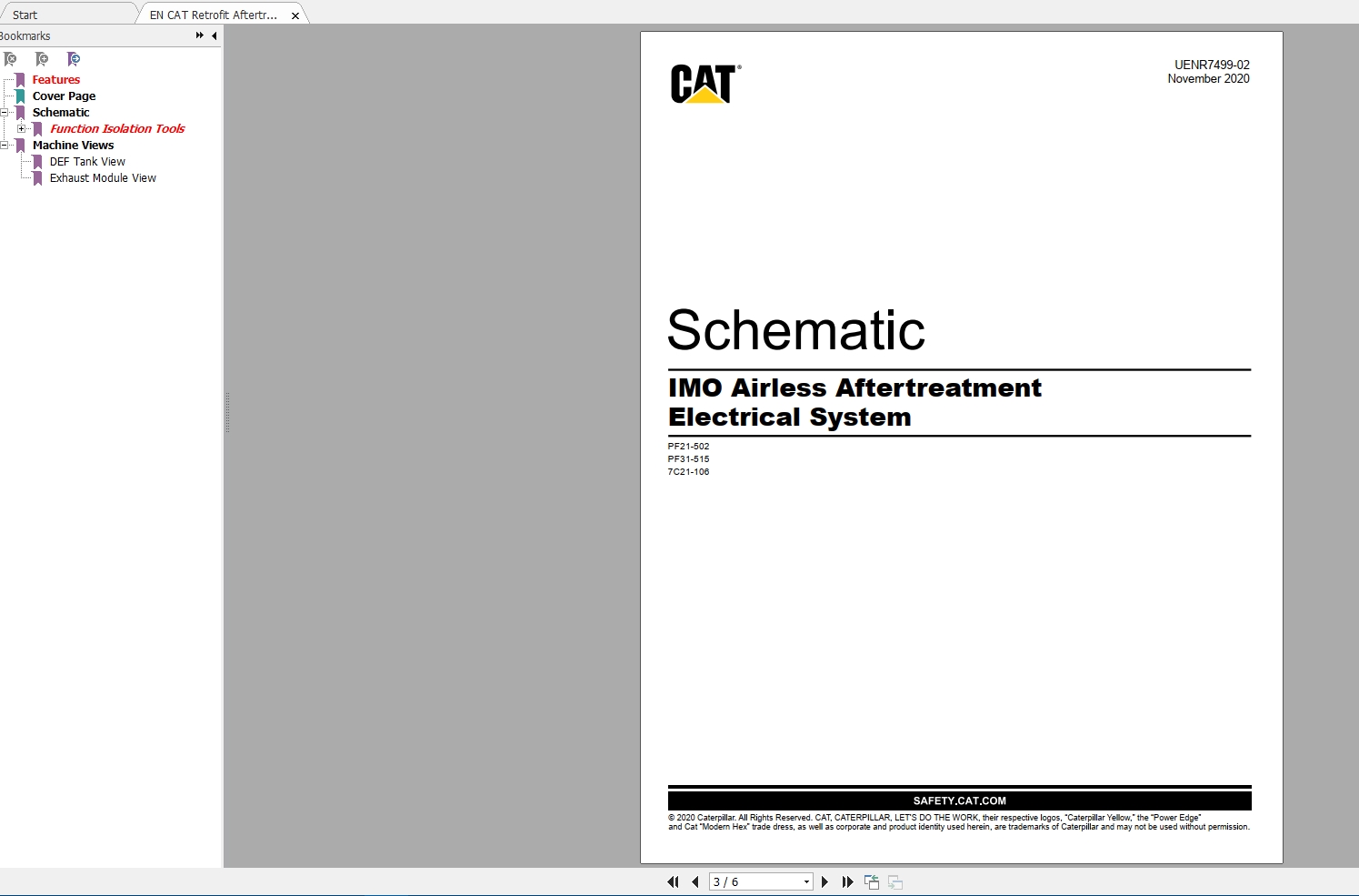 CAT Retrofit Aftertreatment Colletion Electric Schematics EN PDF DVD 1