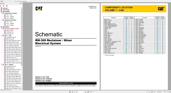 CAT Road Reclaimer 45.8MB Full Models 02.2001 08.2021 Updated Electric Hydraulic Schematics EN PDF DVD 4