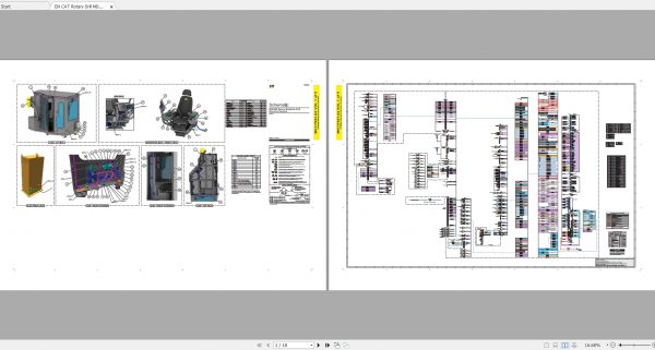 CAT Rotary Drill 96.3MB Full Models 01.2018 08.2021 Updated Electric Hydraulic Schematics EN PDF DVD 3