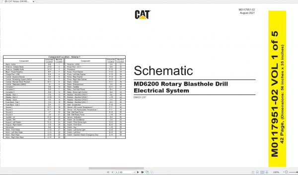 CAT Rotary Drill 96.3MB Full Models 01.2018 08.2021 Updated Electric Hydraulic Schematics EN PDF DVD 4