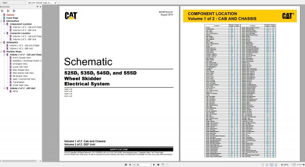 CAT Wheel Skidder 33MB Full Models 09.2002 08.2019 Updated Electric Hydraulic Schematics EN PDF DVD 4