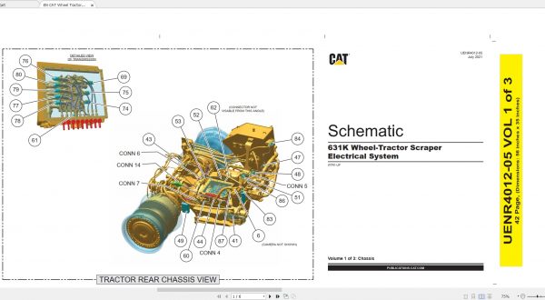 CAT Wheel Tractor Scraper 196MB Full Models 09.2002 08.2021 Updated Electric Hydraulic Schematics EN PDF DVD 1