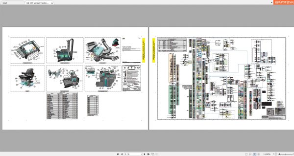 CAT Wheel Tractor Scraper 196MB Full Models 09.2002 08.2021 Updated Electric Hydraulic Schematics EN PDF DVD 5