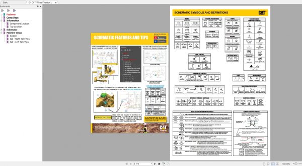 CAT Wheel Tractor Scraper 196MB Full Models 09.2002 08.2021 Updated Electric Hydraulic Schematics EN PDF DVD 8