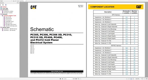 CAT Work Tool 60.2MB Full Models 07.2012 07.2021 Updated Electric Hydraulic Schematics EN PDF DVD 4