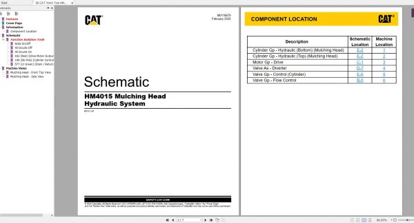 CAT Work Tool 60.2MB Full Models 07.2012 07.2021 Updated Electric Hydraulic Schematics EN PDF DVD 7
