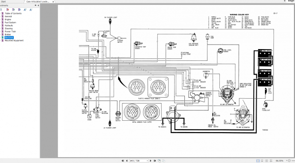 Case Articulated Loader W18 W20 S.N 9123140 Service Manual 9 71698 3