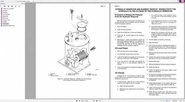 Case Articulated Loader W18 W20 W20B S.N 9123140 After Service Manual 9 68960 3