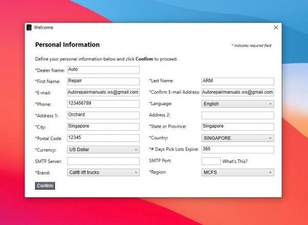 Caterpillar Lift Trucks MCFS ASIA EPC 08.2021 Spare Parts Catalogue 2