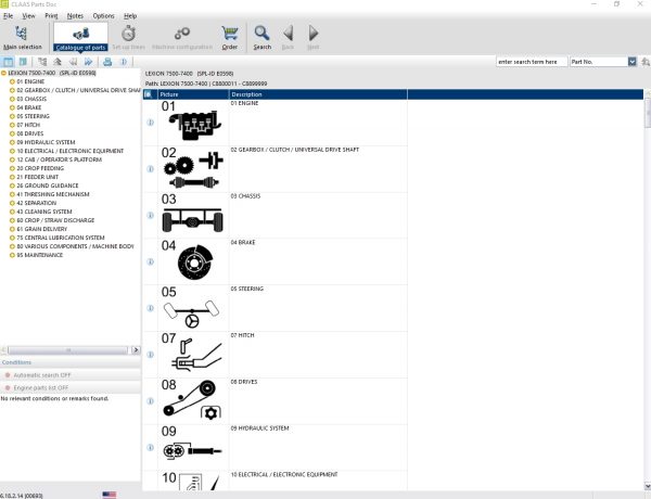 Claas Parts Doc 2.2 09.2021 Agricultural Updated 693 EPC Spare Parts Catalog DVD 6