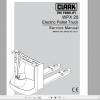 Clark Electric Pallet Truck WPX20 Service Manual SM EU 102 1