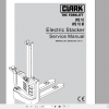Clark Electric Stacker WS 10 M Service Manual SM EU 105 1