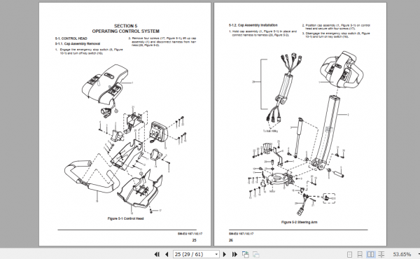 Clark Electric Stacker WSXD20 Service Manual SM EU107 2