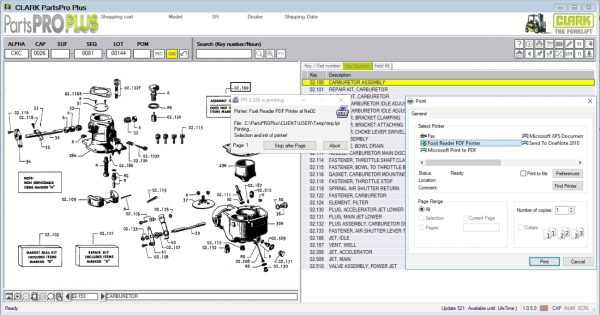 Clark ForkLift Parts Pro Plus v521 09.2021 Spare Parts Catalog DVD 4