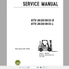 Clark Forklift 2021 GTS 20 33 D L Service Manual 8067002 1