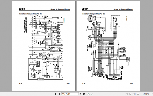 Clark Forklift 2021 GTS 20 33 D L Service Manual 8067002 3