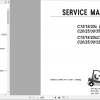Clark Forklift C15 20s Diesel P152D Service Manual 8036092 15a778045f21ecb54