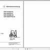 Clark Forklift CGP16H 20SH German Operator Manual 4349247 3 1