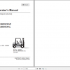 Clark Forklift CQ 20 30 D L Operator Manual 3344076 1