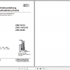 Clark Forklift CQ 20D 30L German Operator Manual 3344080 4 1