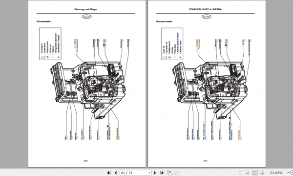 Clark Forklift CRX 10 25 German Operator Manual 8041618 4