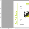 Clark Forklift Cabin GEX GTS 16 GTX20s C15D 55s Parts Manual EN 1