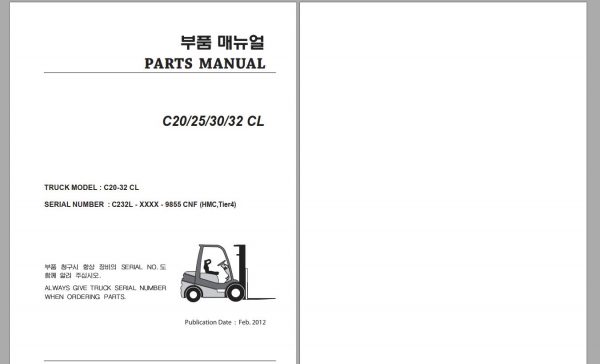 Clark Forklift DVD PDF 2021 928GB Service Manual Parts Catalog Operator Manual 12
