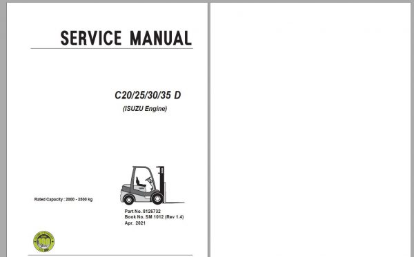 Clark Forklift DVD PDF 2021 928GB Service Manual Parts Catalog Operator Manual 20