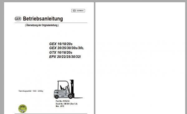 Clark Forklift DVD PDF 2021 928GB Service Manual Parts Catalog Operator Manual 8