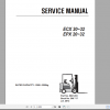 Clark Forklift ECX EPX 20 32 Service Manual 8041203 1