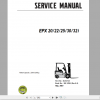 Clark Forklift EPX 20 32i Service Manual 8152715 1