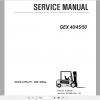 Clark Forklift GEX 40 45 50 Service Manual 8106230 1