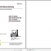 Clark Forklift GEX GTX EPX 16 32i S L German Operator Manual 81052341