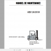 Clark Forklift German GTX GEX16 18 20s Service Manual 8076138 3 1