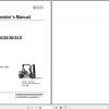 Clark Forklift L20 33 D Operator Manual 3417359 1