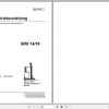 Clark Forklift SRX 14 16 German Operator Manual 8137075 1